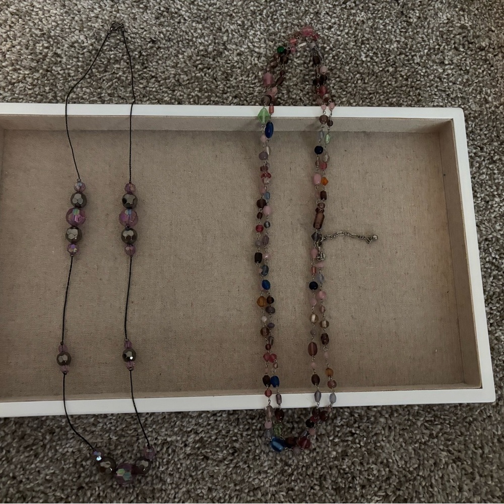 Multicolor Beaded Necklace Set